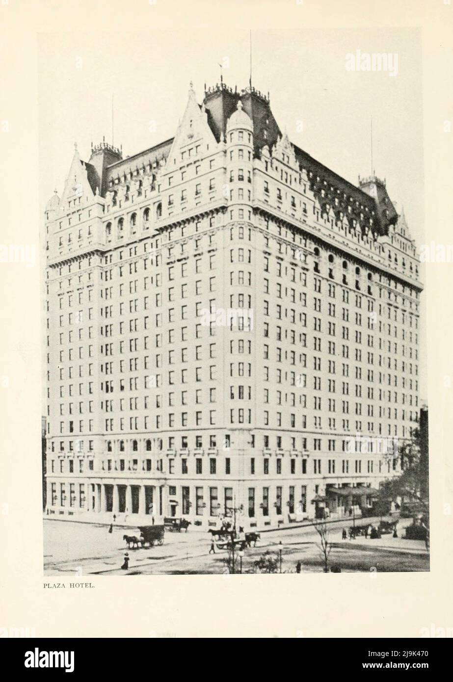 Plaza Hotel 1911 from the book ' New York illustrated ' Publication date 1911 Publisher New York : Success Postal Card Co. Stock Photo