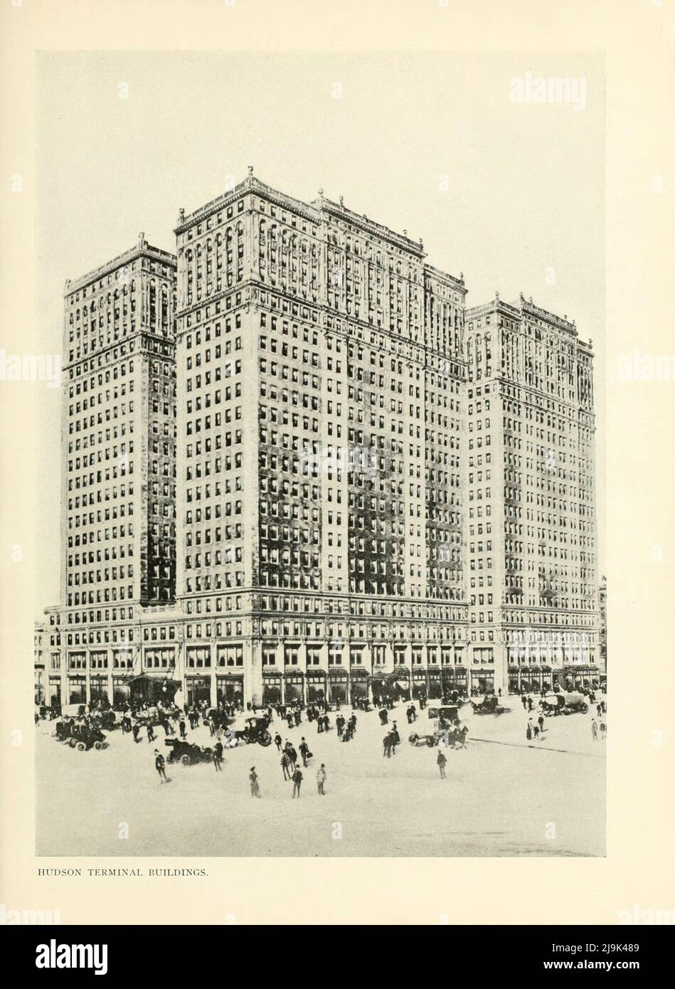 Hudson Terminal Buildings 1911 from the book ' New York illustrated ' Publication date 1911 Publisher New York : Success Postal Card Co. Stock Photo