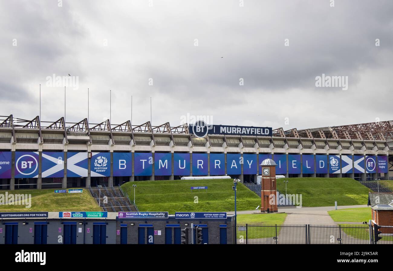 the murrayfield rugby stadium home to scottish rugby team in edinburgh ...
