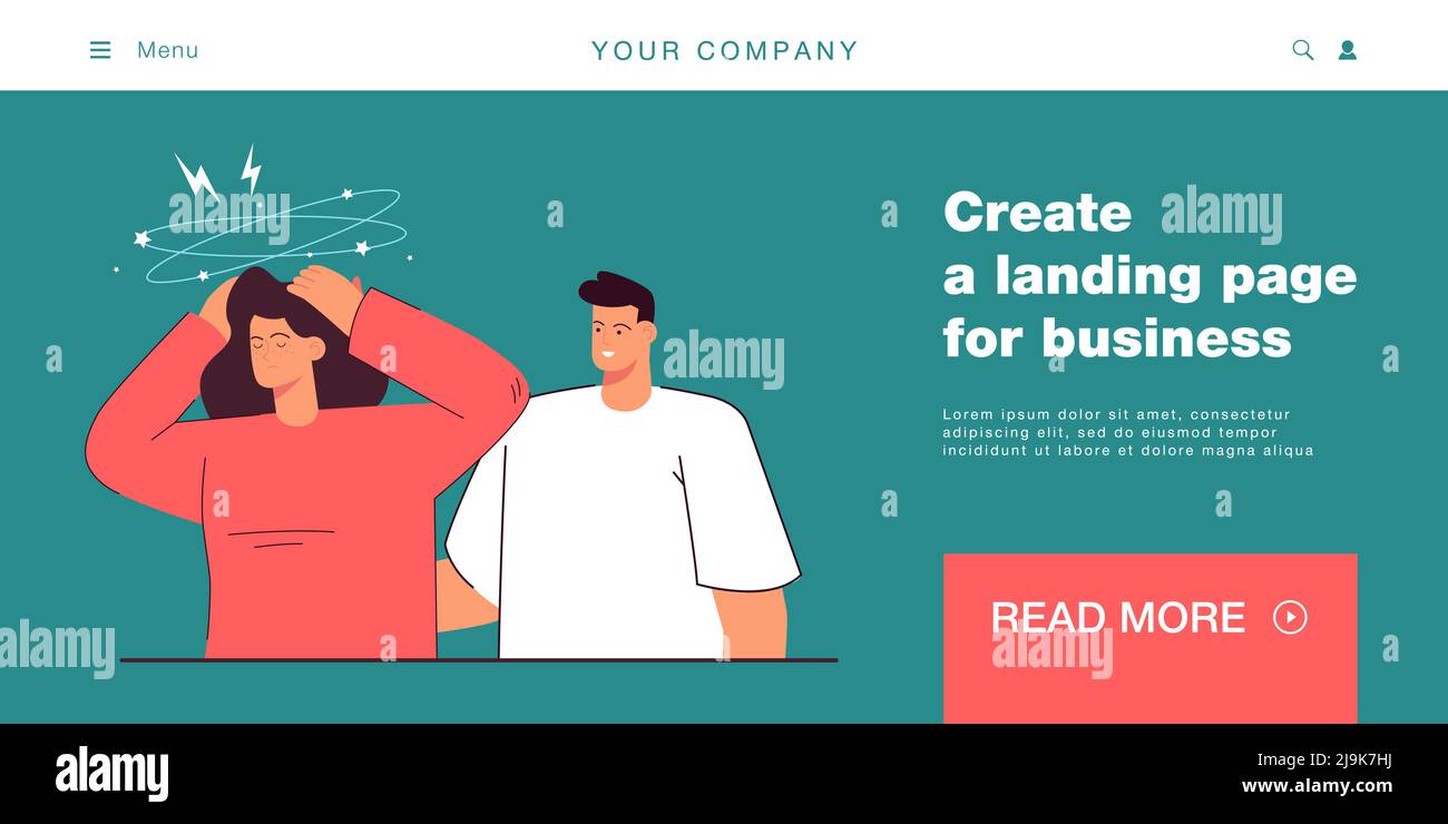 Distressed man woman talking Stock Vector Images - Alamy