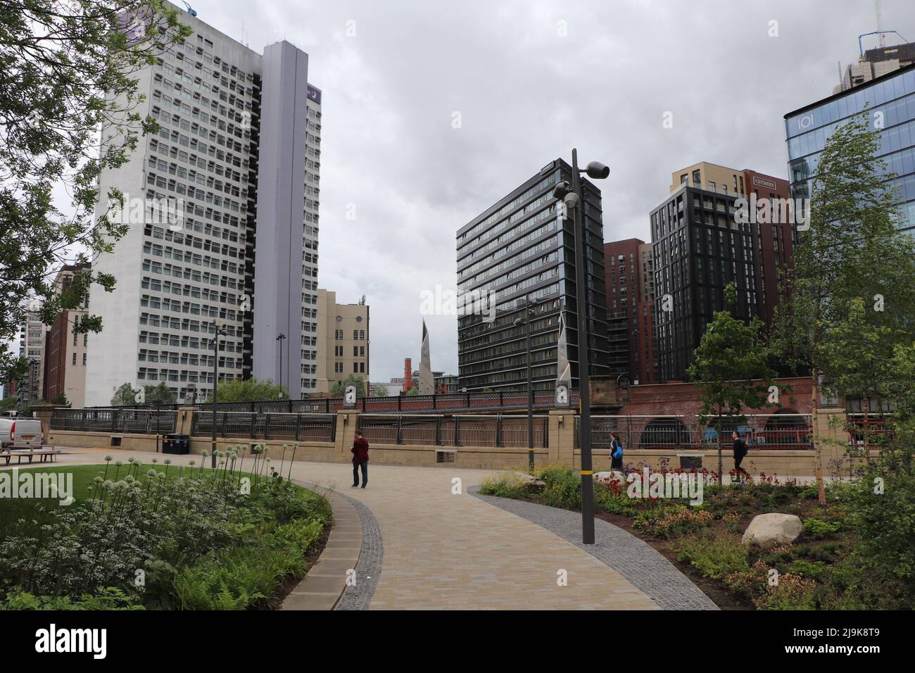 Glade of Light Manchester Stock Photo Alamy