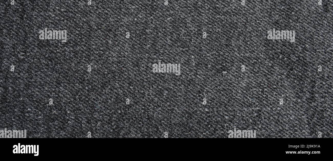 Seamless black denim cotton jeans fabric texture background and ...