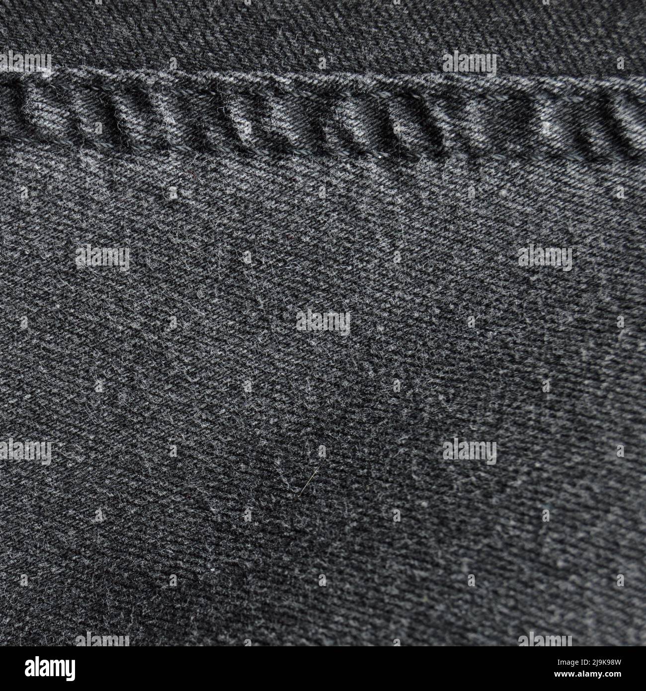 Seam black denim cotton jeans fabric texture background and wallpaper ...