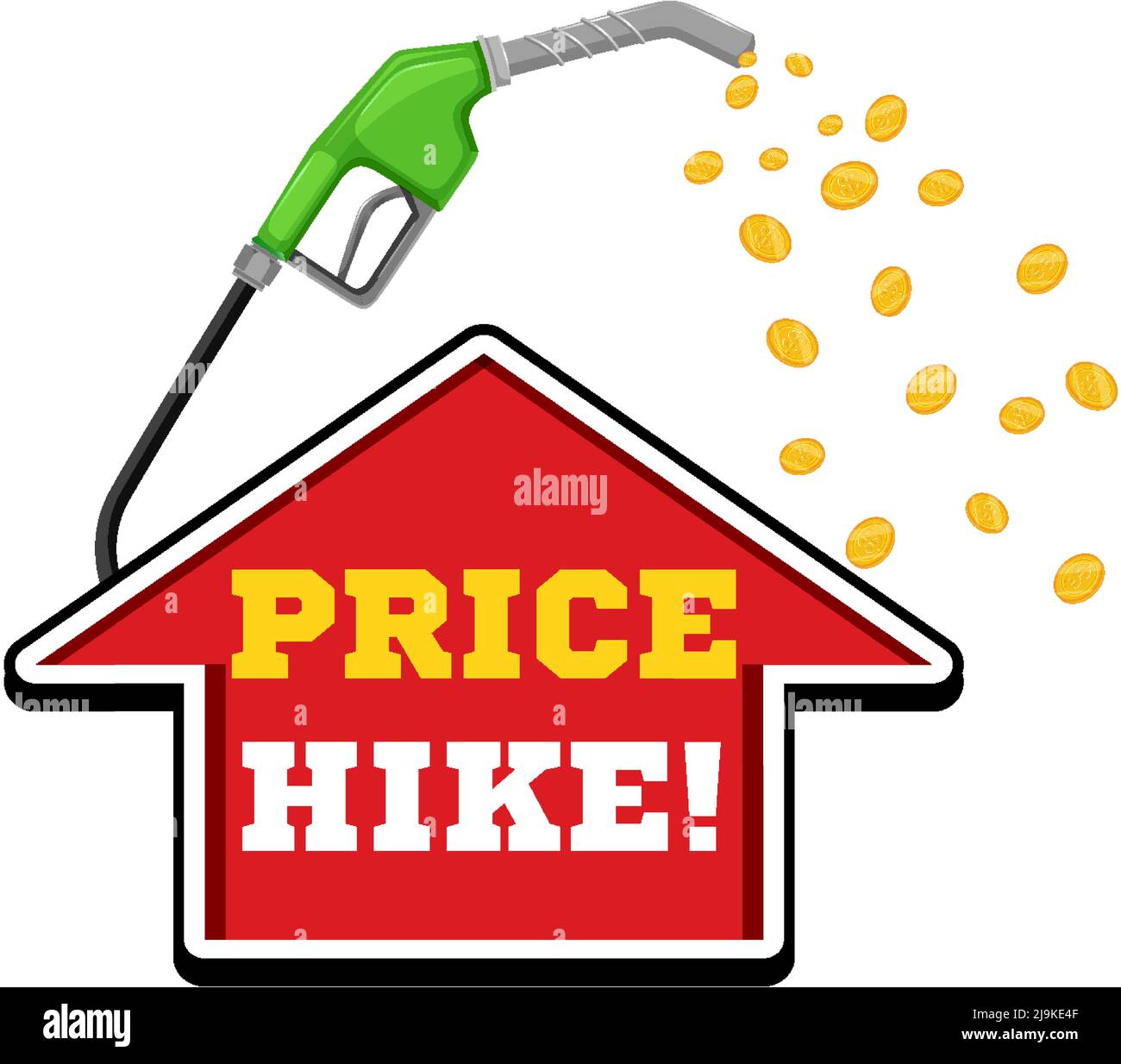 Price Hike logo design with arrow illustration Stock Vector Image & Art