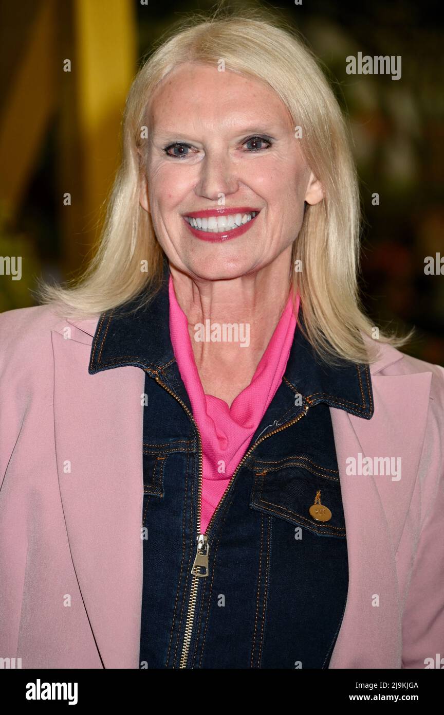 Anneka Rice, RHS Chelsea Flower Show, Royal Hospital, London, UK Stock