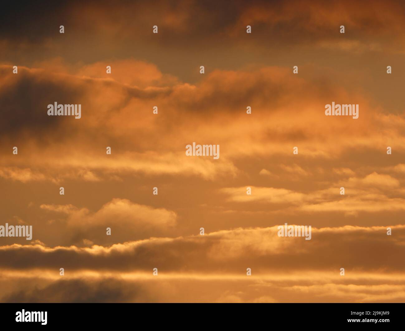 Dramatic sky during sunrise Stock Photo