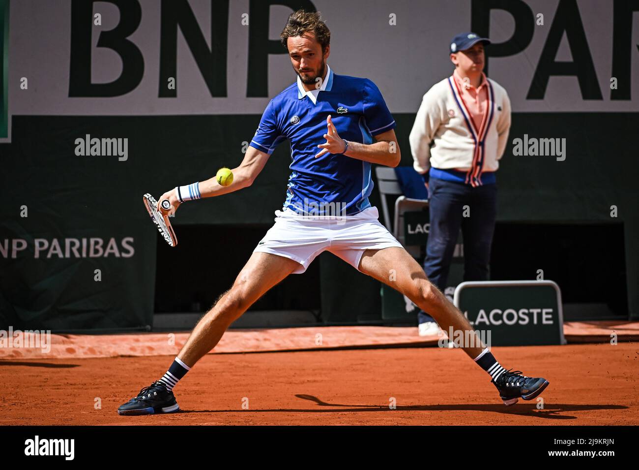 Daniil MEDVEDEV of Russia during the Day three of RolandGarros 2022