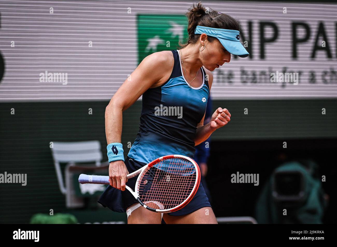 Alize of France celebrates his point during the Day three of