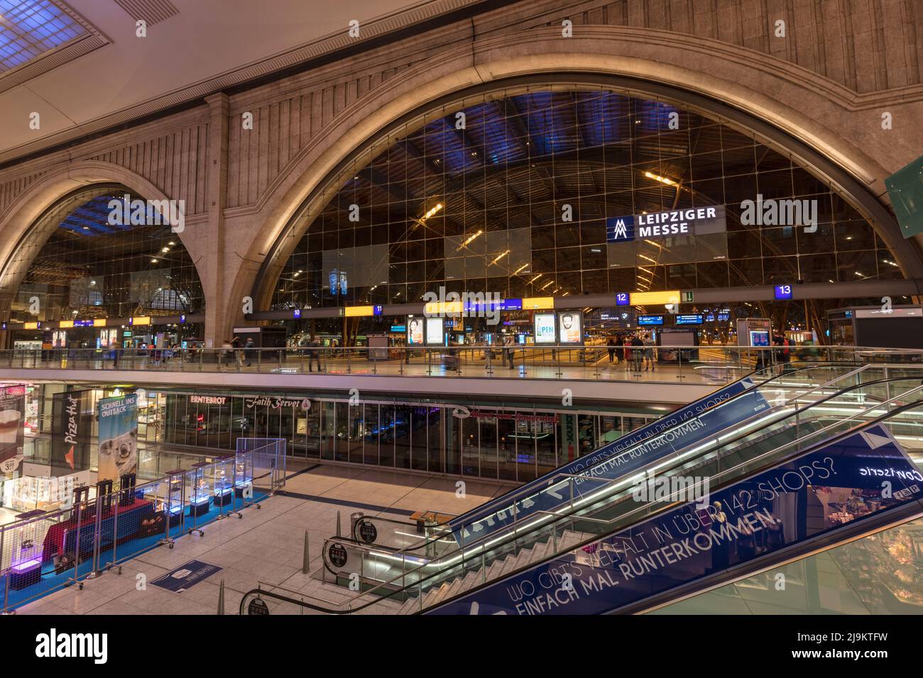 Leipzig Hauptbahnhof, train station on the inner ring road at Willy ...