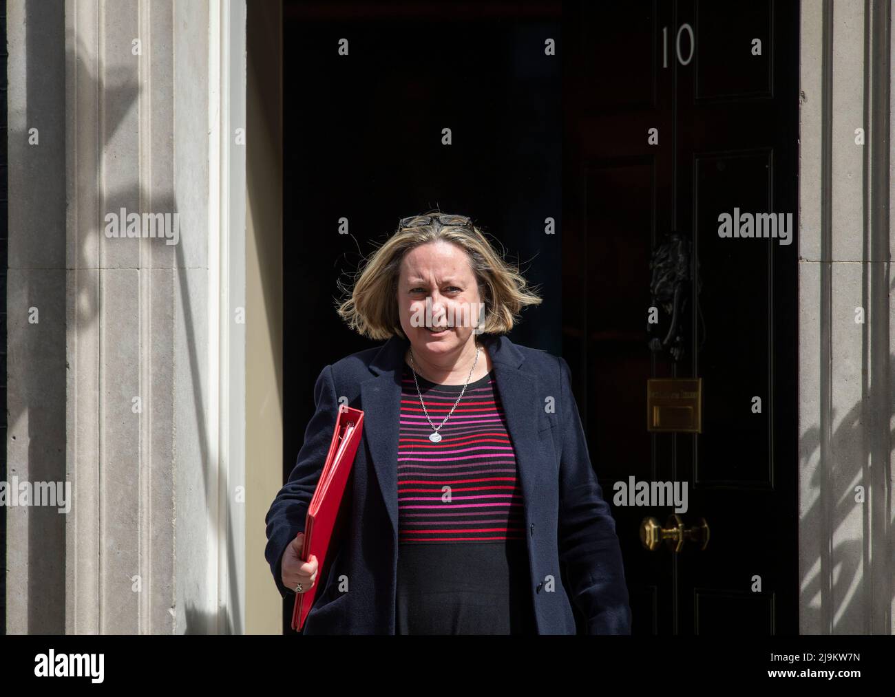 Downing Street, London, UK. 24 May 2022. Anne-Marie Trevelyan MP, Secretary of State for International Development, President of the Board of Trade in Downing Street. Credit: Malcolm Park/Alamy Live News. Stock Photo