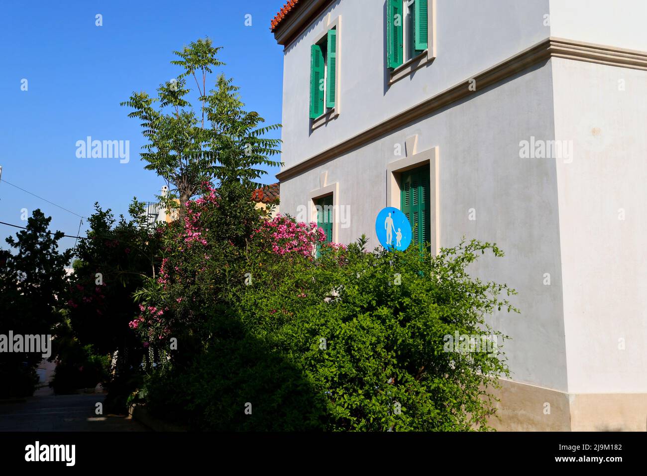 Mets, The Elegant Neighborhood in Athens Stock Photo Alamy