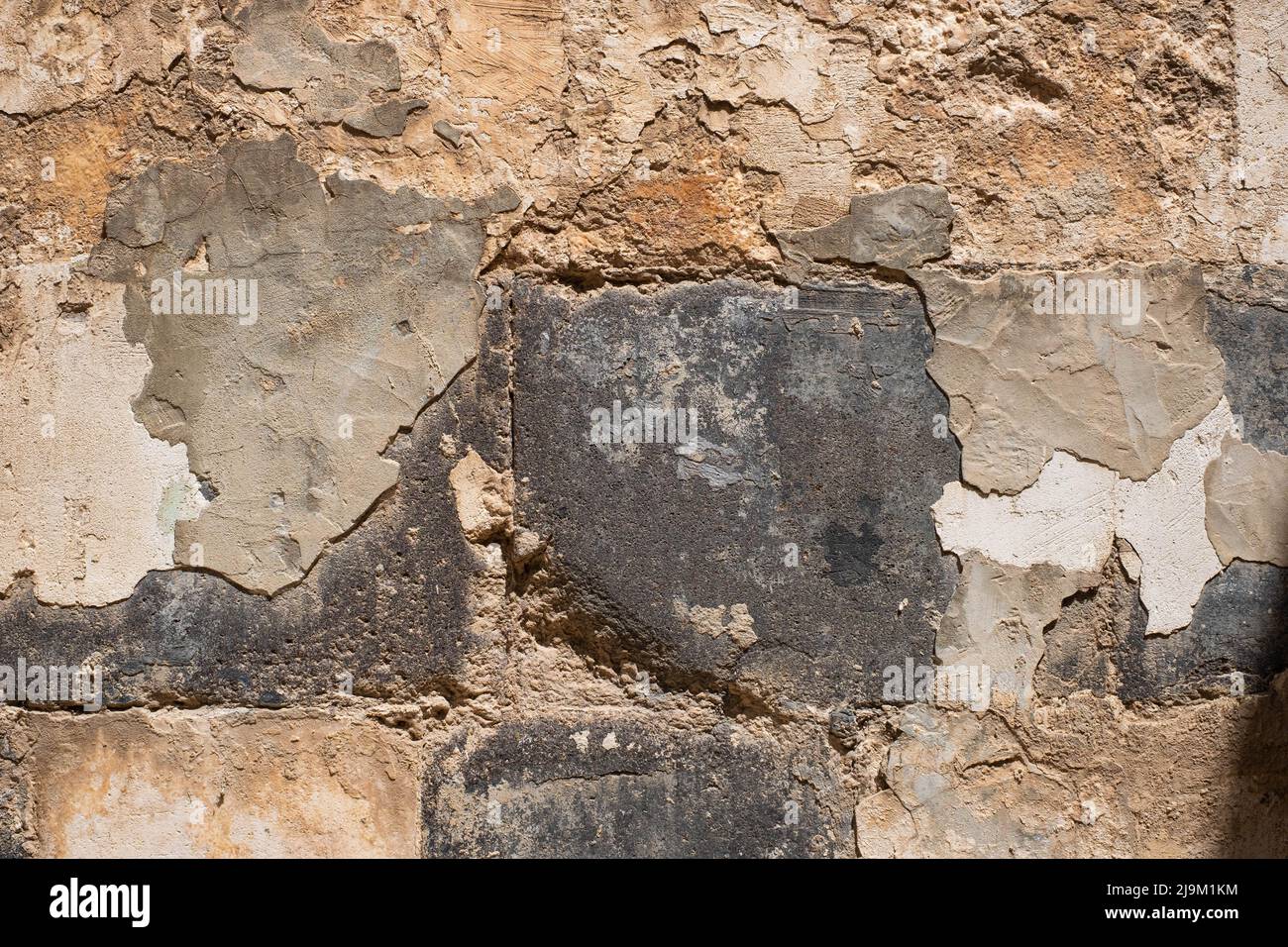 Old stone wall texture, vintage wall background Stock Photo