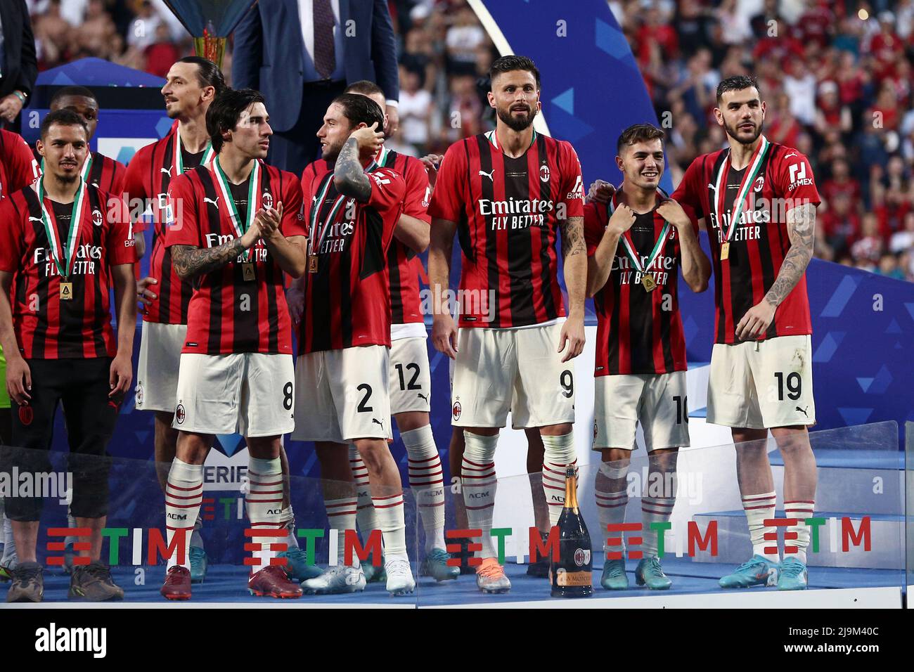 MAPEI Stadium, Reggio Emilia, Italy, May 22, 2022, Sandro Tonali (AC