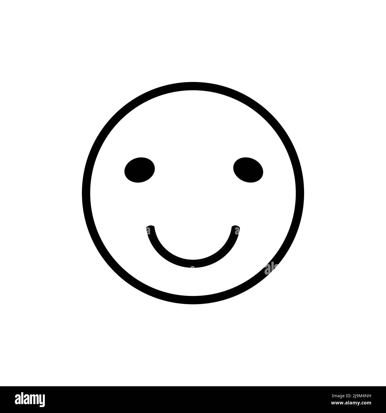 Happy Emoji Faces Vector Icon for Apps and Websites. Stock Vector