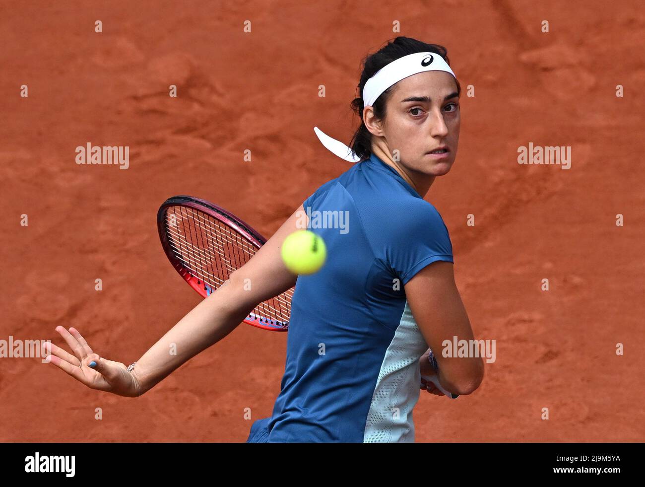 Tennis - French Open - Roland Garros, Paris, France - May 24, 2022 France's  Caroline Garcia in action during her first round match against Taylor  Townsend of the U.S. REUTERS/Dylan Martinez Stock Photo - Alamy