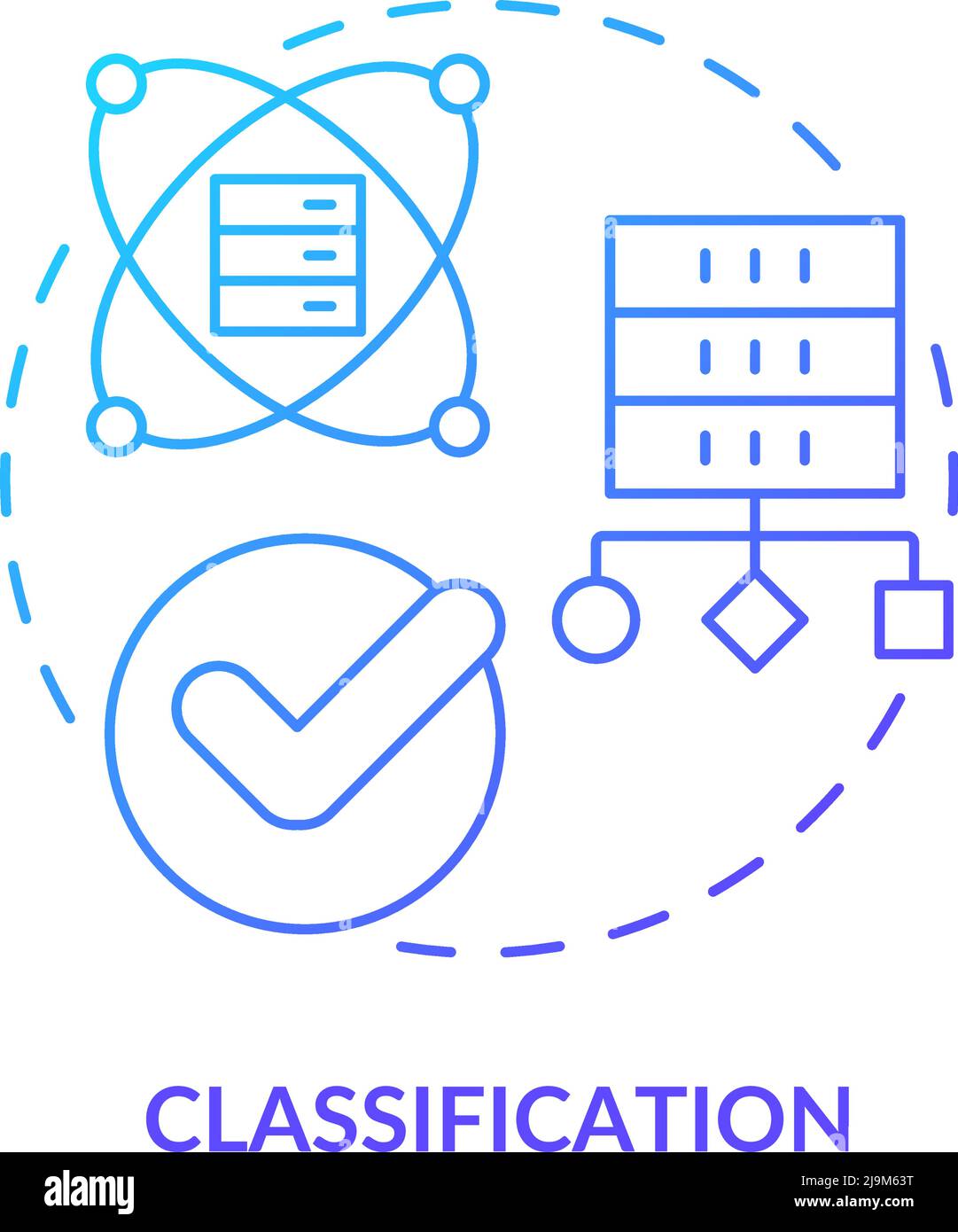 Classification machine learning line hi-res stock photography and ...