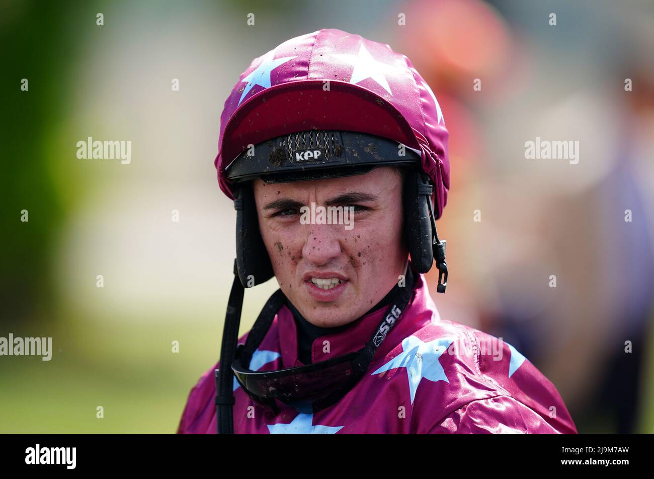 Jockey Charlie Hammond at Southwell racecourse, Nottinghamshire. Picture date: Tuesday May 24, 2022. Stock Photo