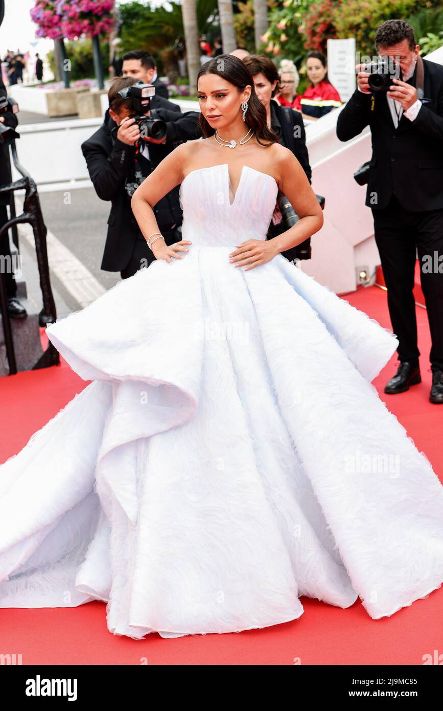 Cannes, France. 23rd May, 2022. CANNES - MAY 23: Nadine Mirada arrives to the premiere of ' HEOJIL KYOLSHIM (DECISION TO LEAVE) ' during the 75th Edition of Cannes Film Festival on May 23, 2022 at Palais des Festivals in Cannes, France. (Photo by Lyvans Boolaky/ÙPtertainment/Sipa USA) Credit: Sipa USA/Alamy Live News Stock Photo