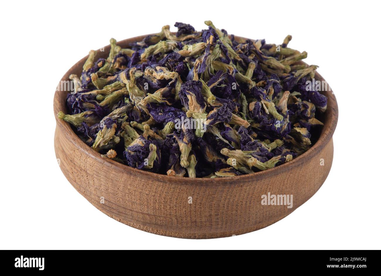 Blue tea Anchan Thai Farmer Butterfly Pea Tea isolated on white ...