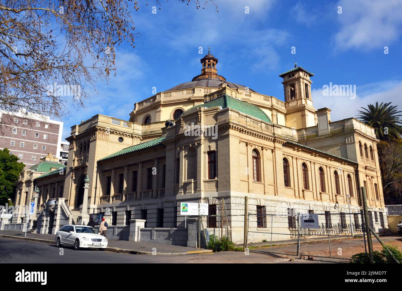 A landscape view of the National Library , Cape town ,South Africa