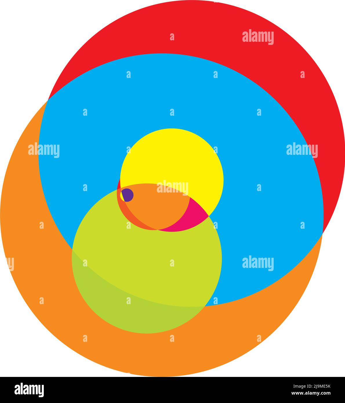 Random circles, circular rings geometric design element. Stock vector ...