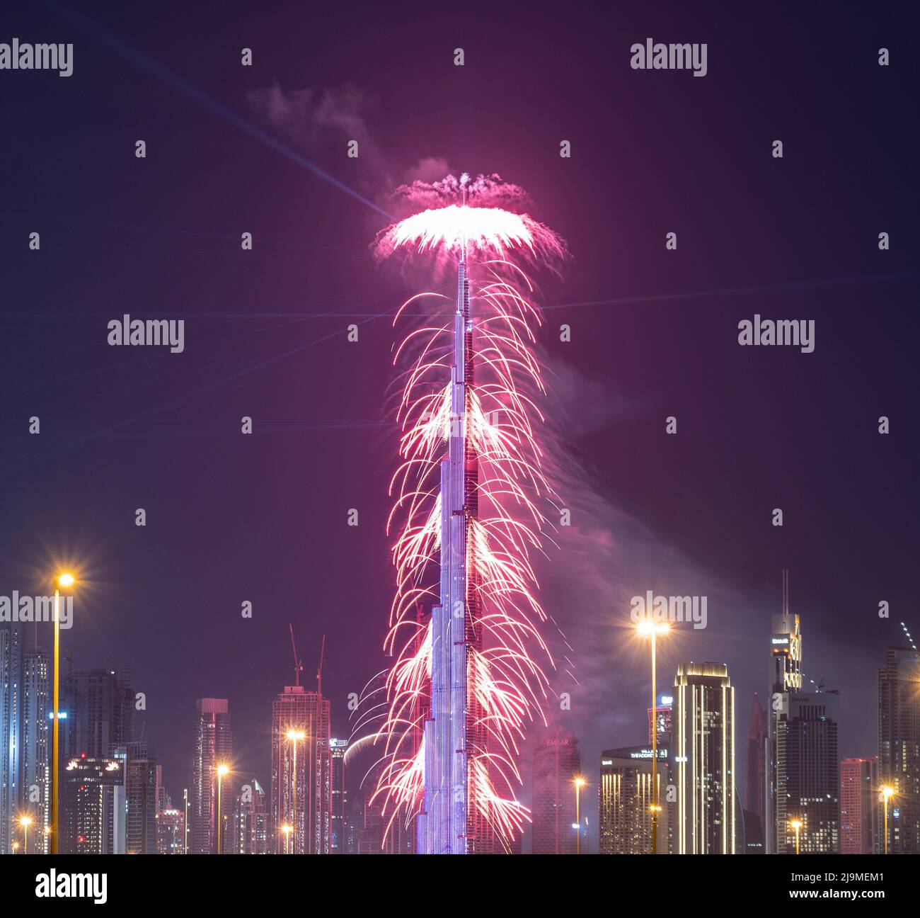 Burj khalifa fireworks 2022 hires stock photography and images Alamy