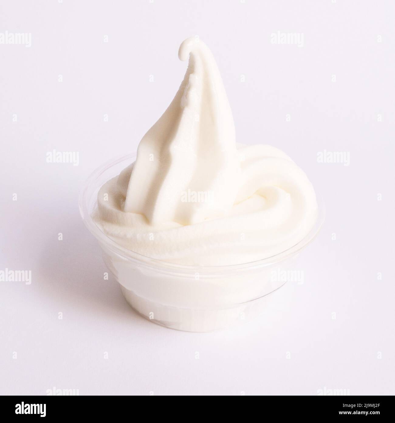Vanilla classic ice cream gluten free in a cup Stock Photo Alamy