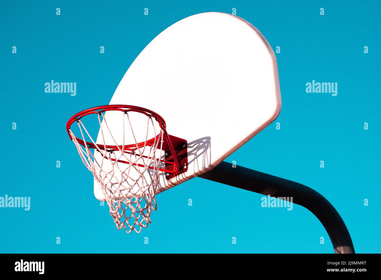 Basketball goal rim on playground hi-res stock photography and images ...