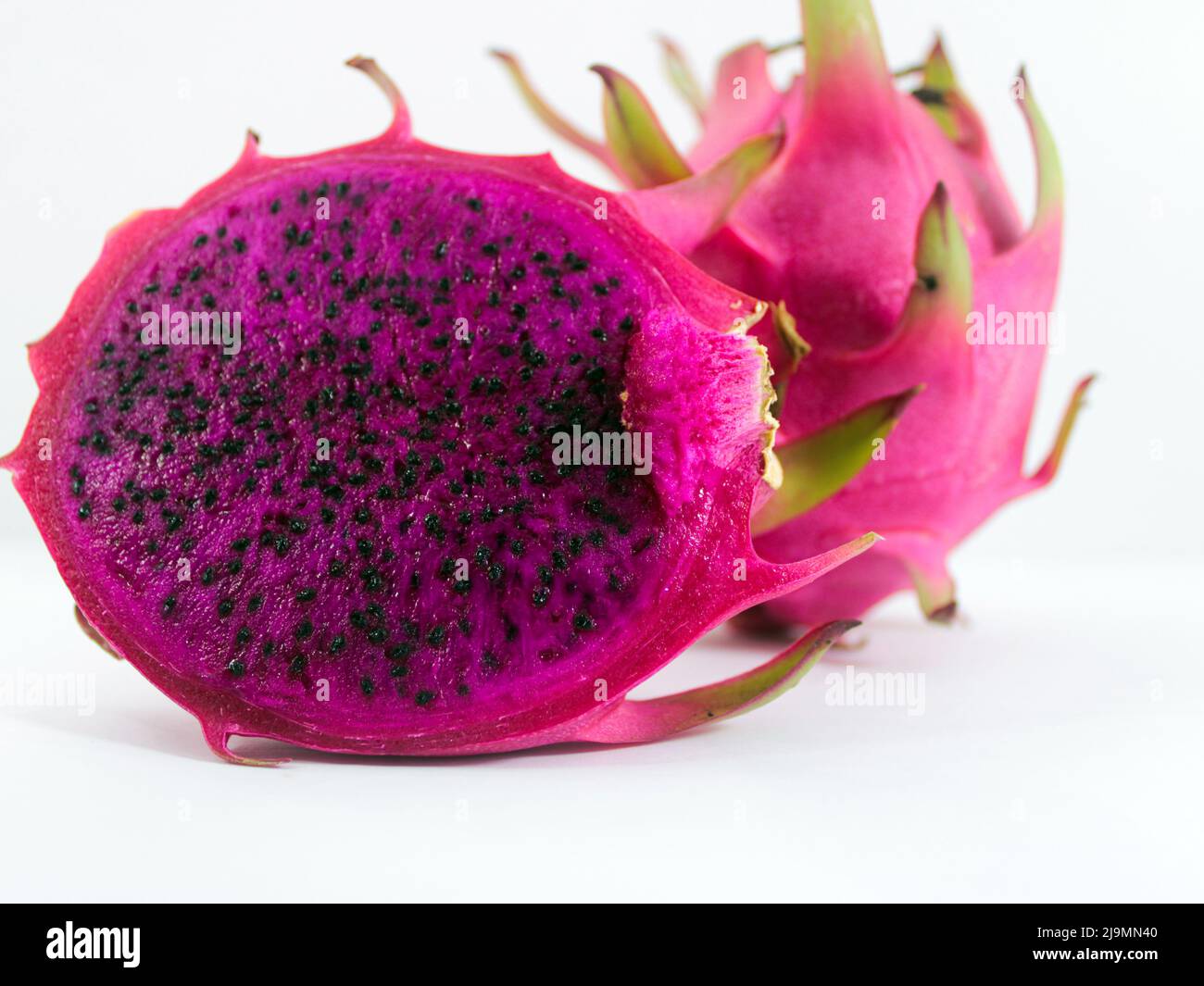 Pitaya or dragon fruit on white background Stock Photo