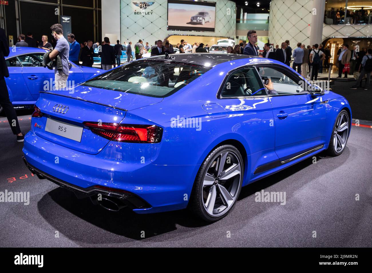 Audi RS5 car at the Frankfurt IAA Motor Show. Germany - September 12, 2017. Stock Photo