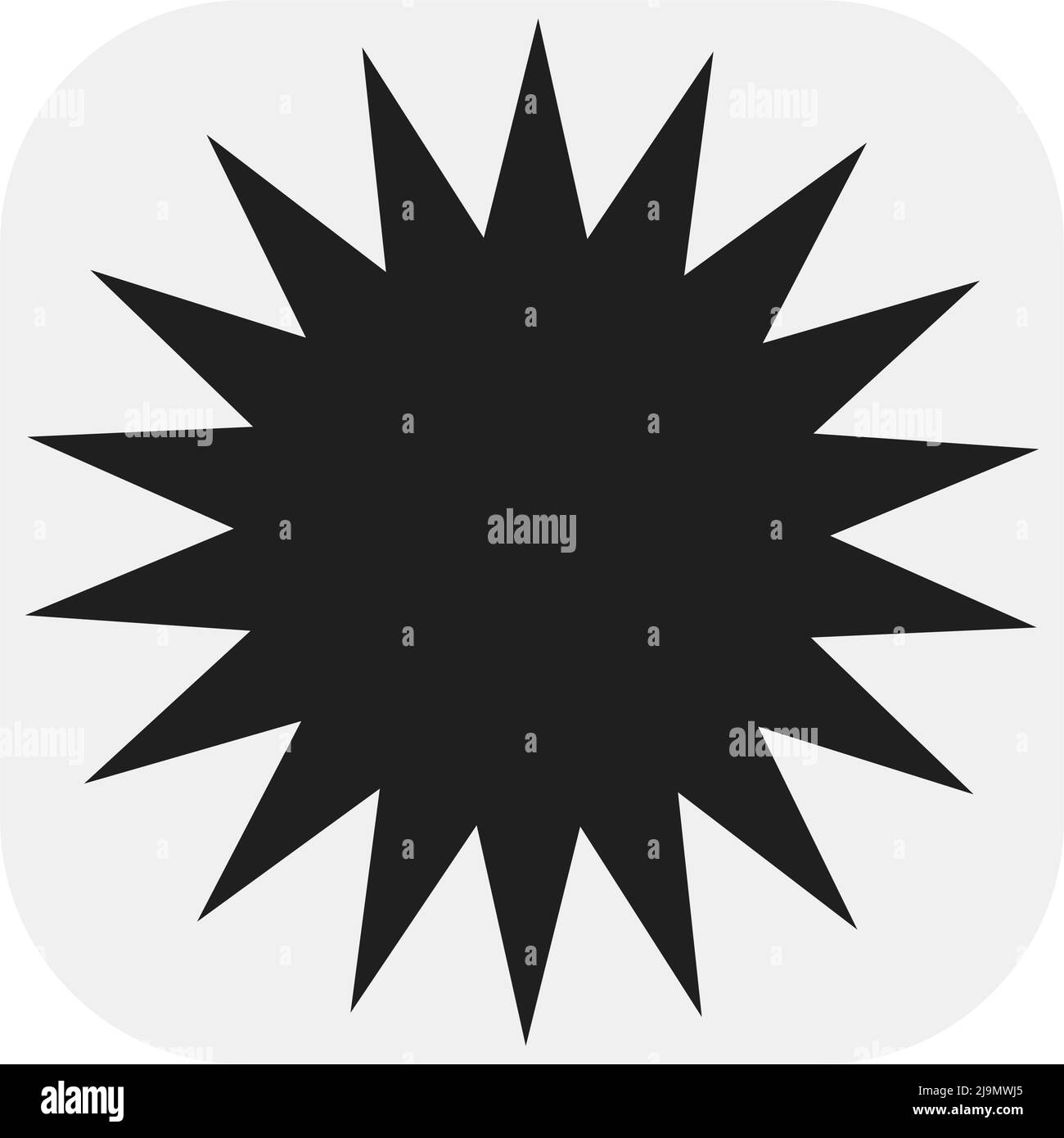Starbrust Vector Starburst, sunburst star shape vector element. Stock vector ...