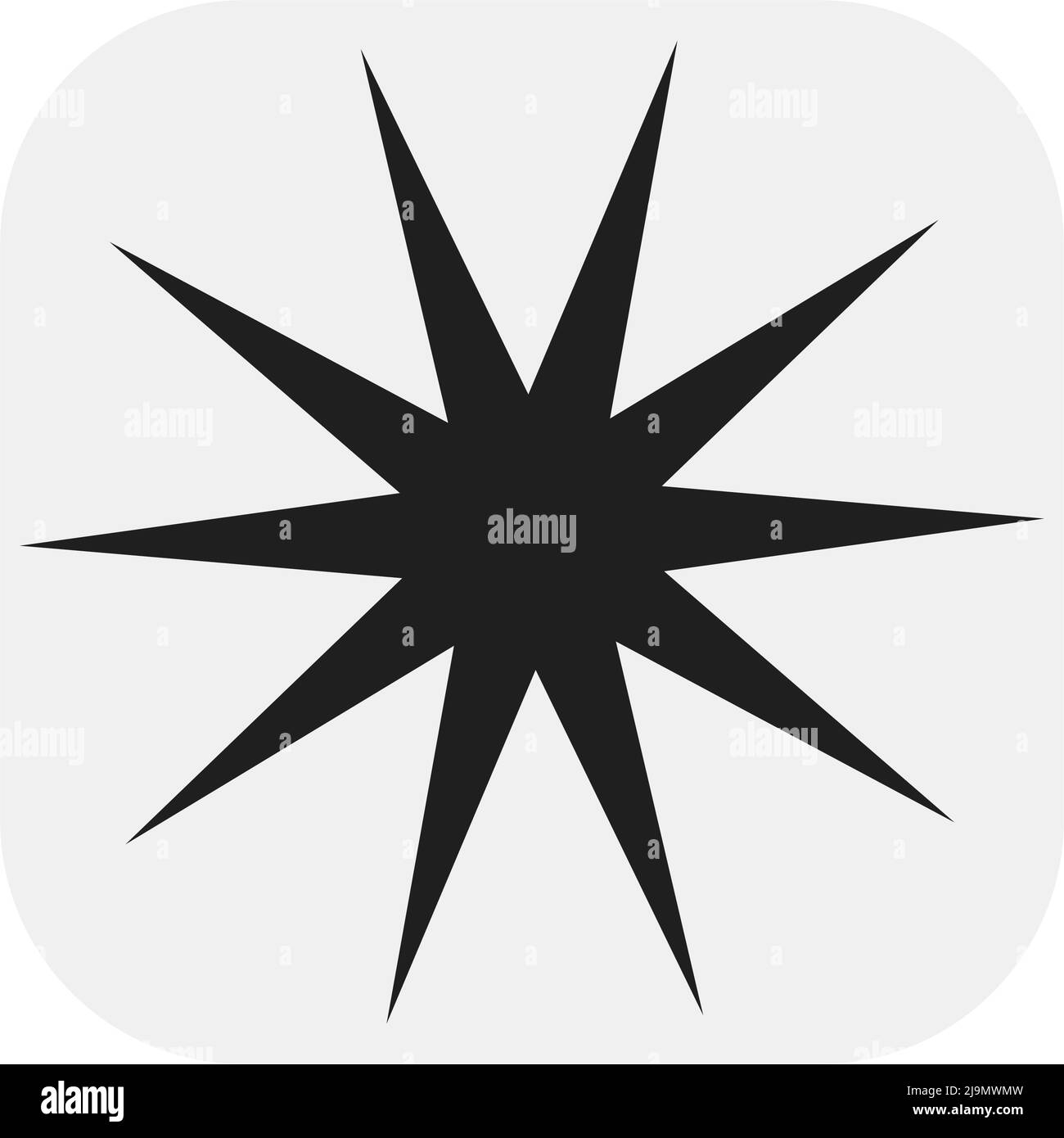 Starbrust Vector Starburst, sunburst star shape vector element. Stock vector ...