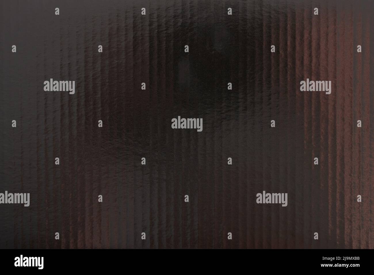 Black glossy paper sheet surface with lines macro close up view Stock Photo