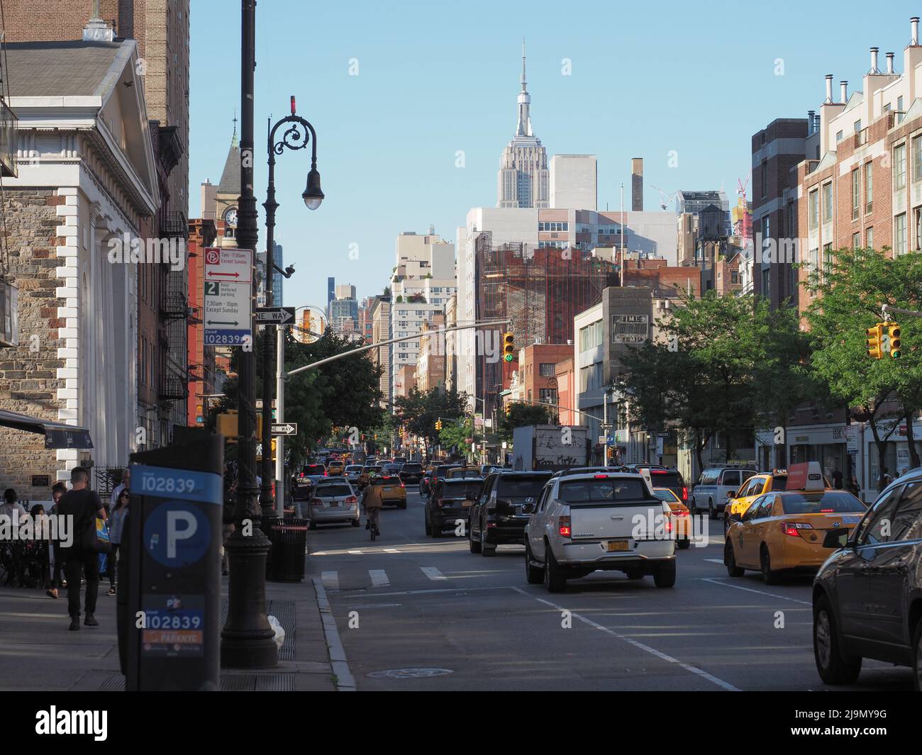 Image taken in the Greenwich Village area in Manhattan. Stock Photo