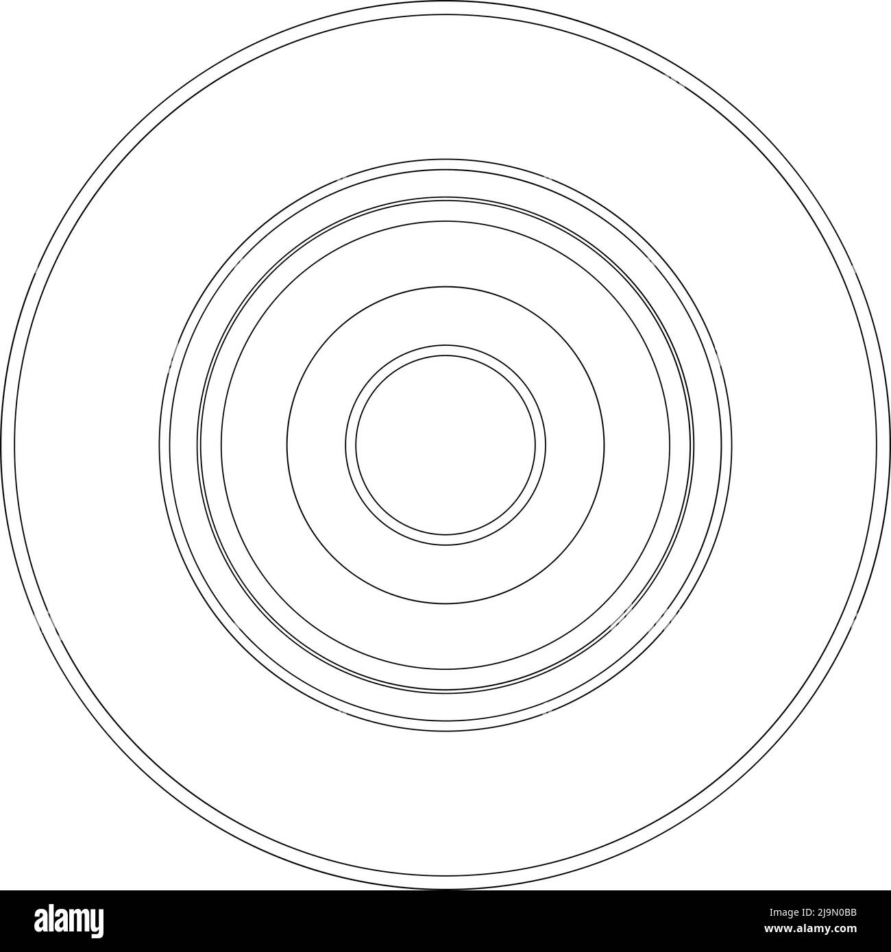 Random circles abstract geometric composition. Stock vector ...