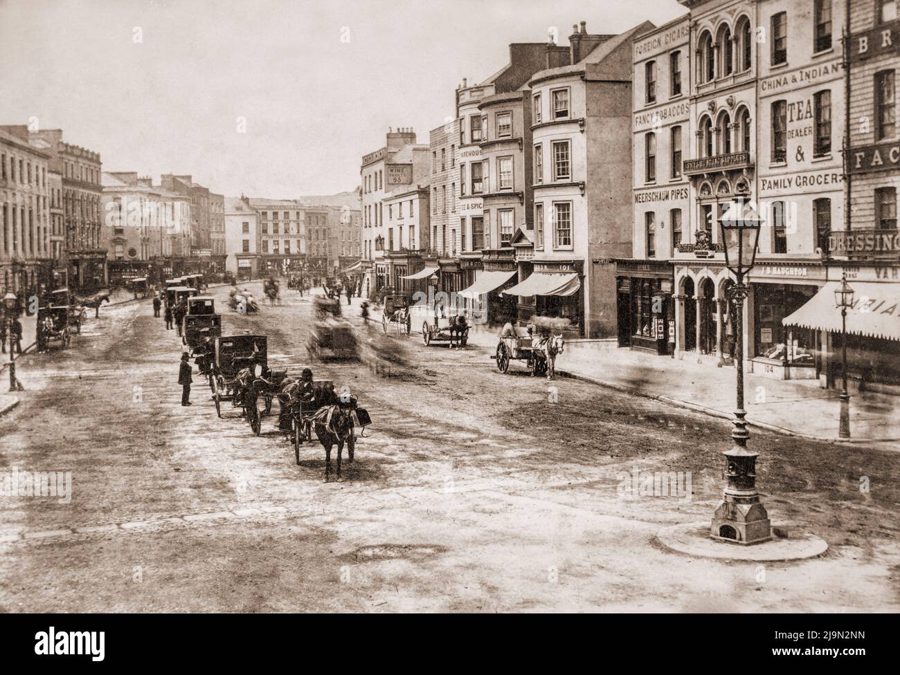 Patrick St, Cork, 1880s Stock Photo