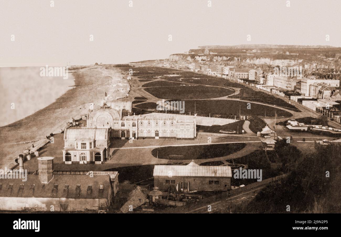 Dieppe, France, about 1885 Stock Photo