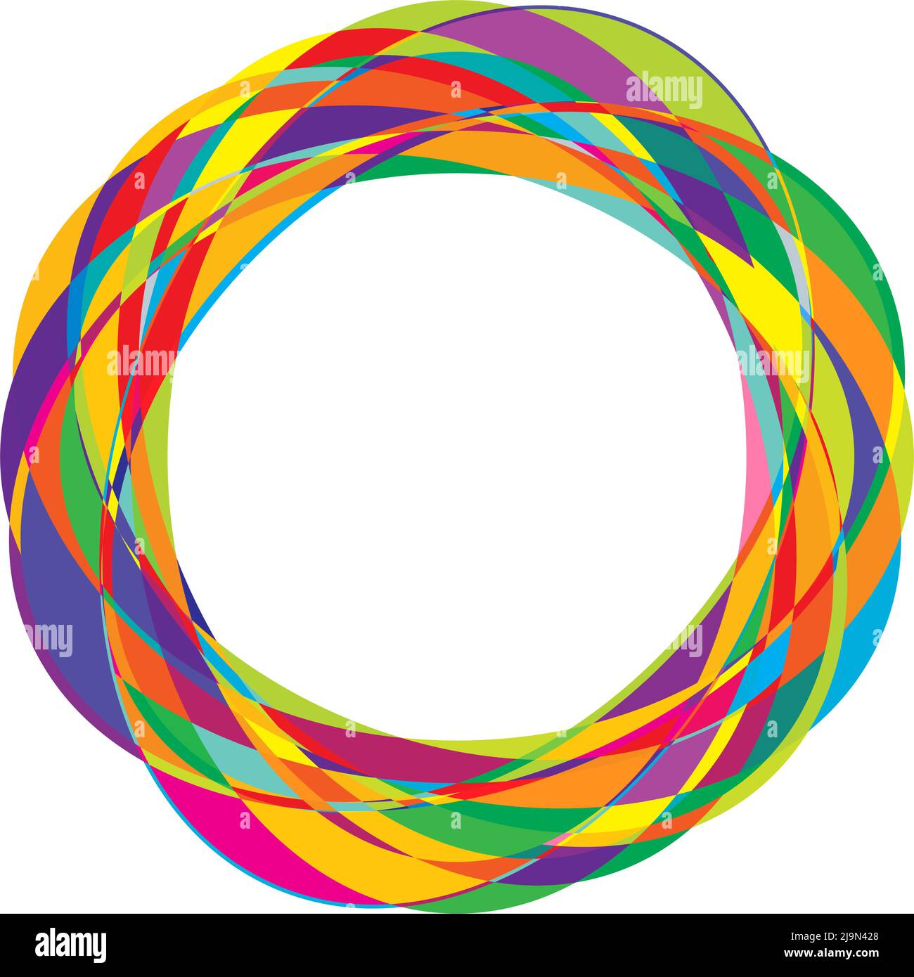 Random circles, circular rings geometric design element. Stock vector ...