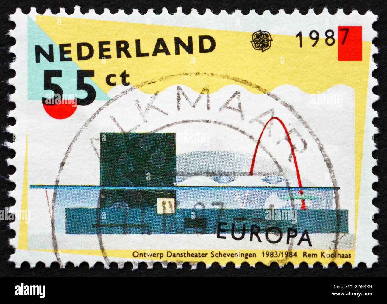 NETHERLANDS CIRCA 1987 a stamp printed in the Netherlands shows