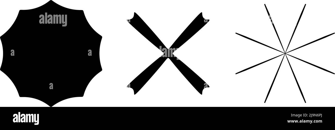 Abstract geometric icon, symbol element shape. Stock vector ...