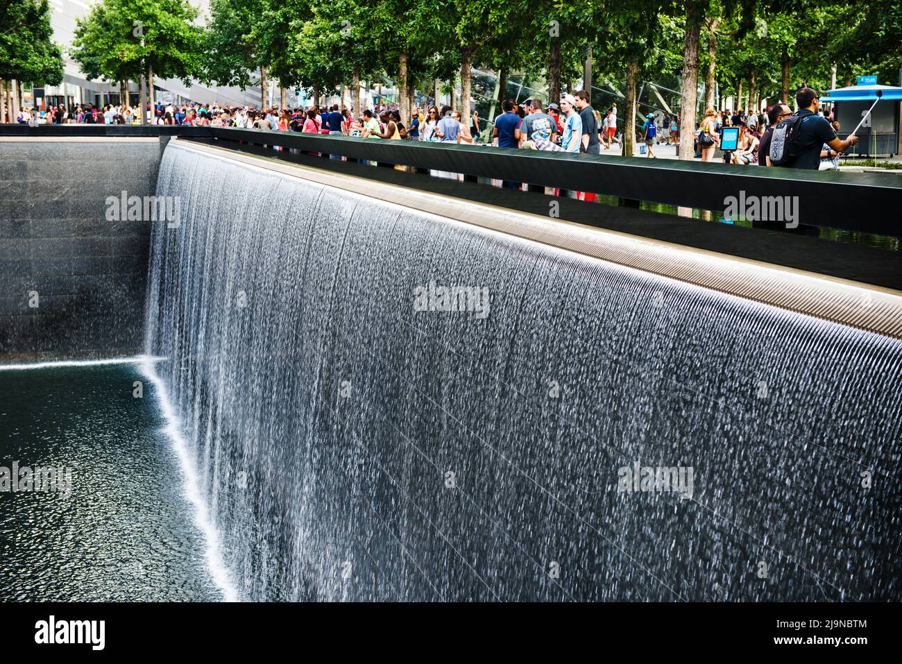 9/11 memorial, downtown Manhattan, New York City, New York Stock Photo