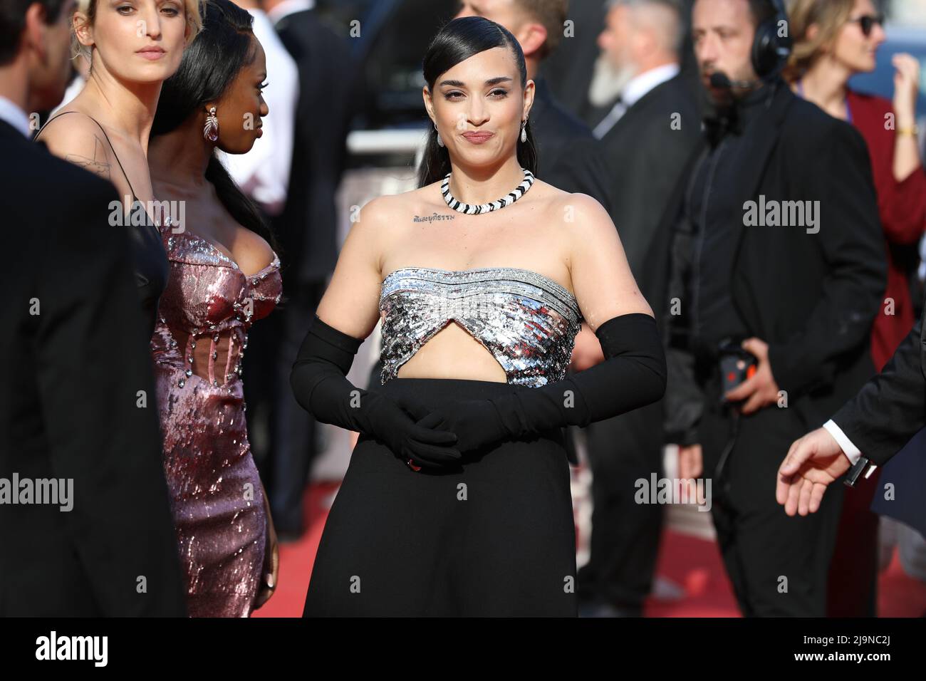 May 25, 2022, Cannes, Cote d'Azur, France: CAMELIA JORDANA attends the 75th Anniversary Ceremony during 75th annual Cannes Film Festival (Credit Image: © Mickael Chavet/ZUMA Press Wire) Stock Photo