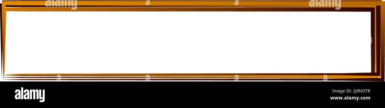 Random square contour frame, border element. Stock vector illustration ...