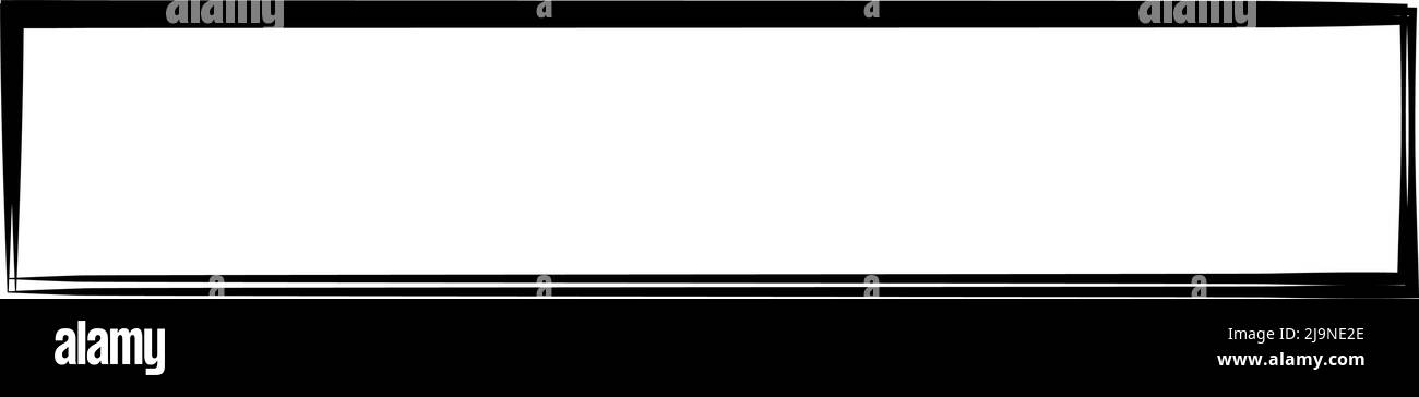 Random square contour frame, border element. Stock vector illustration ...