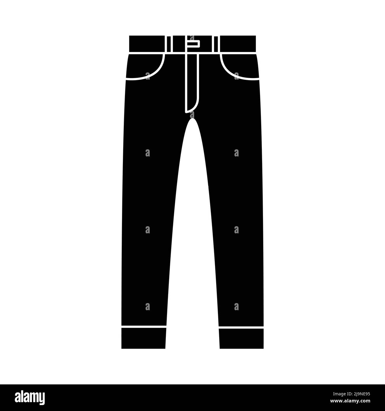 Flat sketch of pant hires stock photography and images Alamy