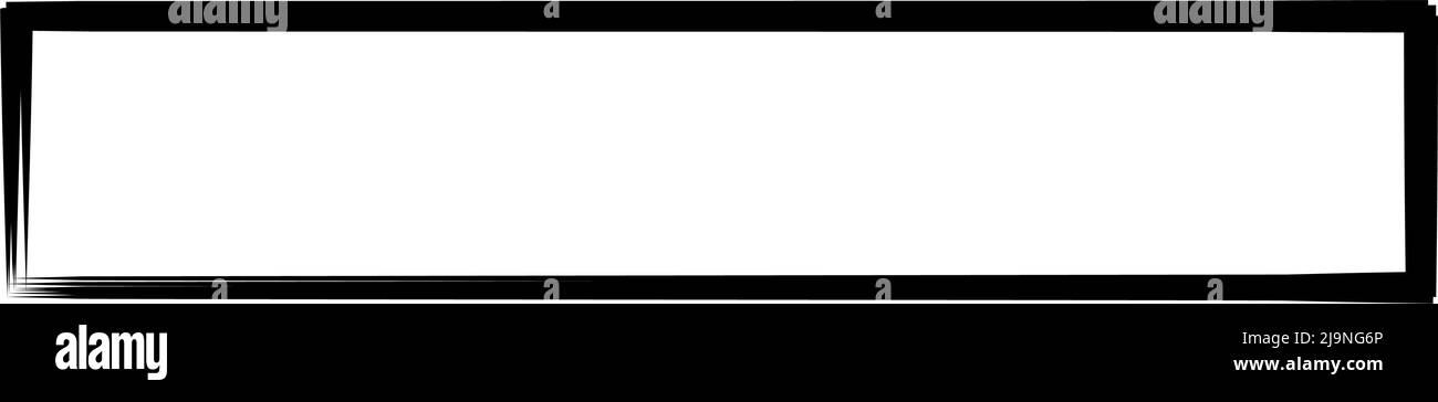 Random square contour frame, border element. Stock vector illustration ...