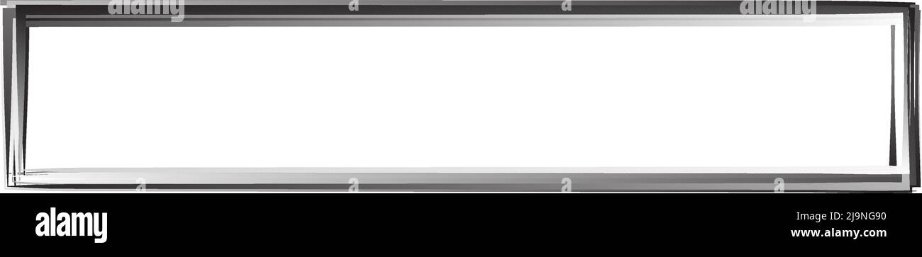 Random square contour frame, border element. Stock vector illustration ...