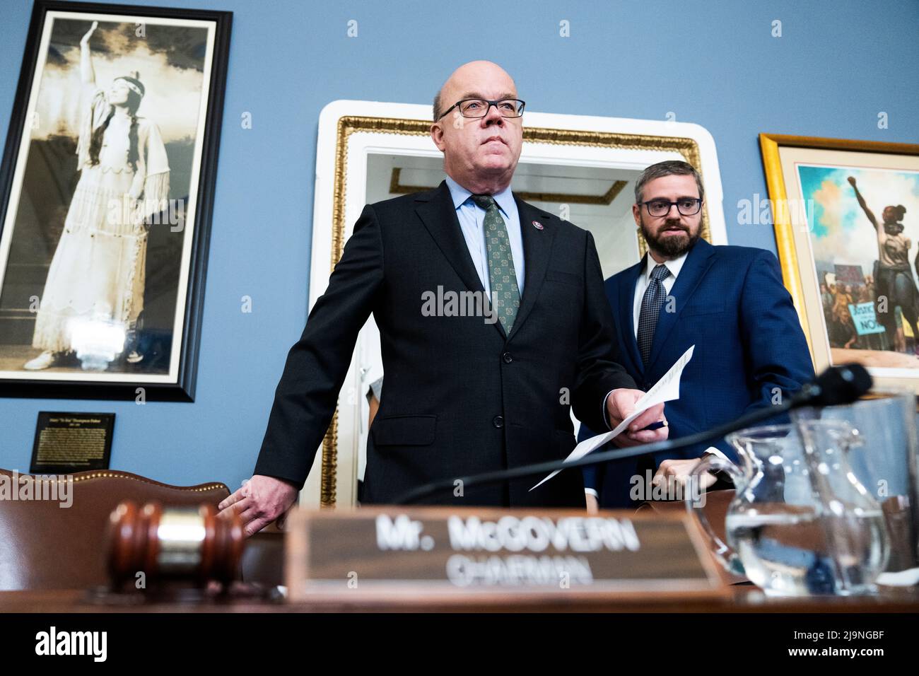 UNITED STATES MAY 17 Chairman Rep. Jim McGovern, DMass., arrives