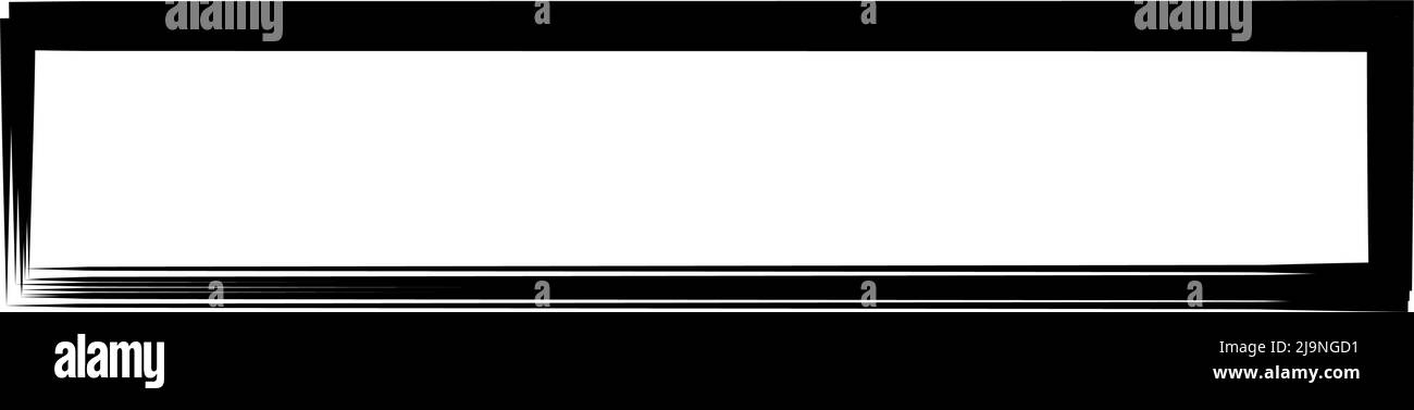Random square contour frame, border element. Stock vector illustration ...