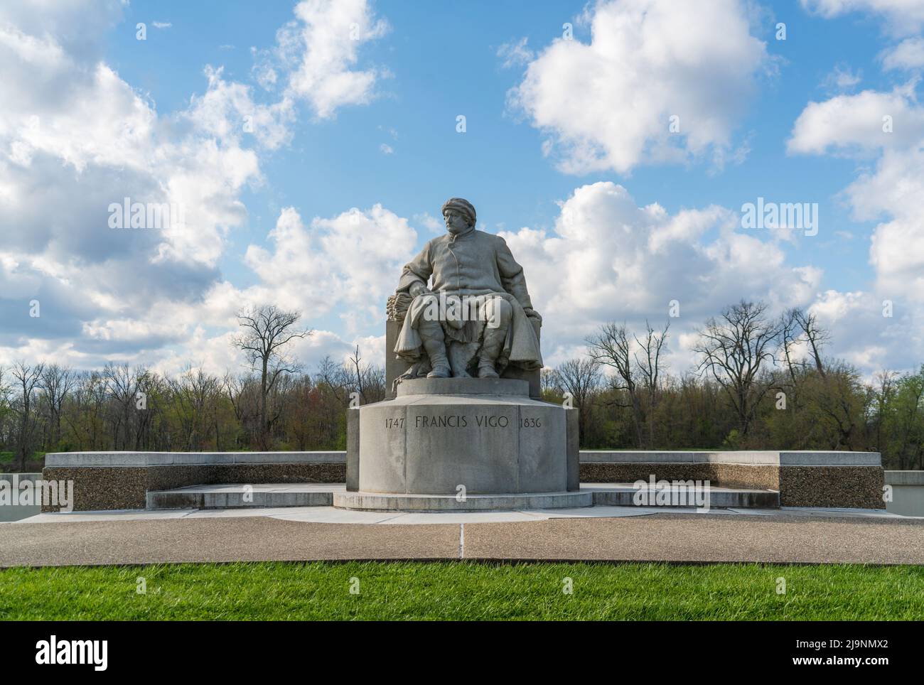 Statue of George Rogers Clark Stock Photo